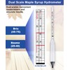 Maple Syrup Hydrometer Test Cup Kit, Maple Sap Hydrometer With