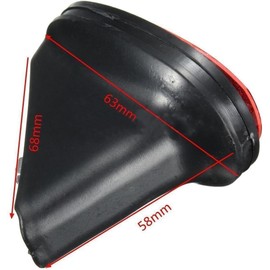 Hehglng Red Bike Mudguard Rear Safety Warning Reflector Tail Mudguard Cycling, Sports Outdoor Bike Accessories