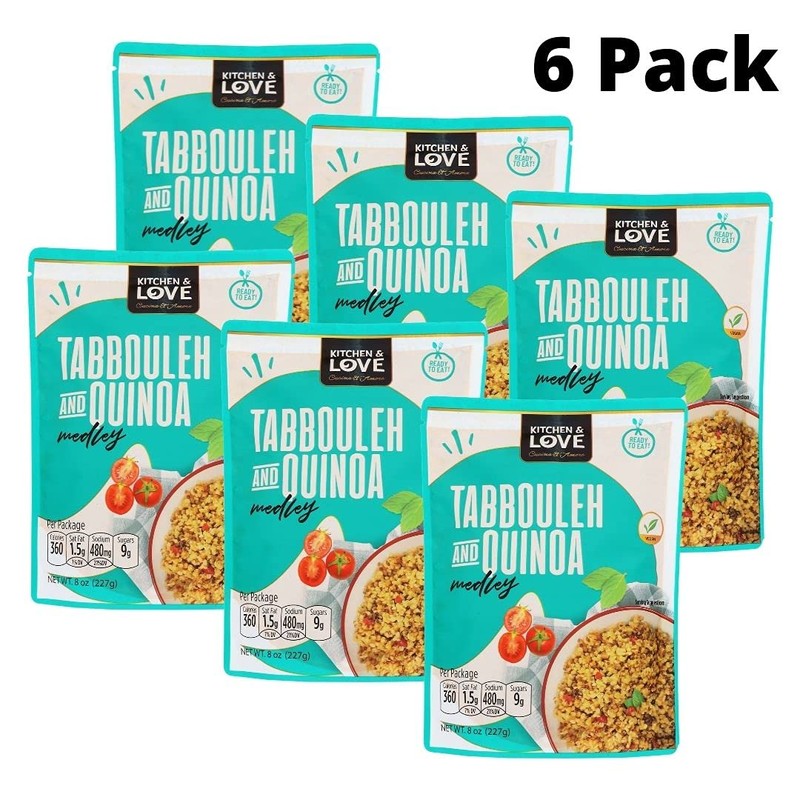 Kitchen & Love Tabbouleh & Quinoa Medley 6 Pack |