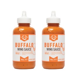Lillie's Q - Buffalo Wing Sauce, Gluten-Free, Non-GMO, No Preservatives, For Gourmet Hot Wings & More, (13.5 oz, 2-pack)