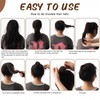 Blulu 65pcs Bun Hair Nets Invisible Elastic Edge Mesh and