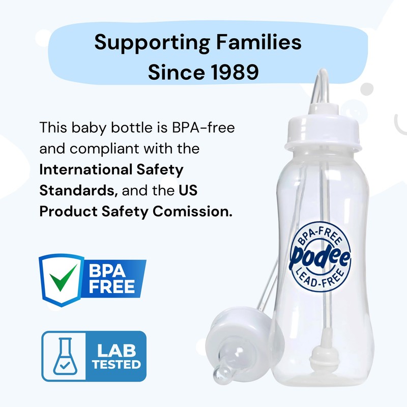 Hands-Free Baby Bottle - Anti-Colic Nursing System 9 oz Baby