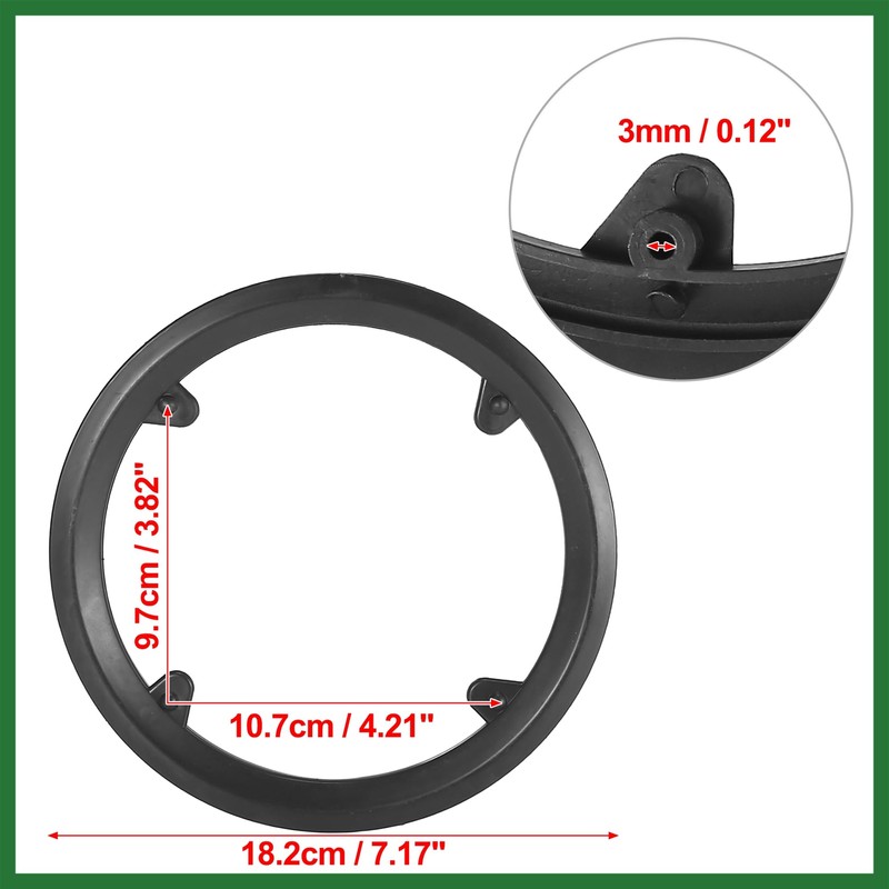 Motoforti 42 Teeth 9.7-10.7cm Bicycle Crankset Chain Wheel Cover Black