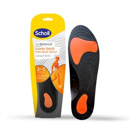 Scholl In-Balance Lower Back Orthotic Insole Large (Mens Size 9-11 Womens Size 11-13)
