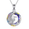 YAFEINI Phoenix Necklace Sterling Silver Nirvana of Phoenix Pendant Necklaces