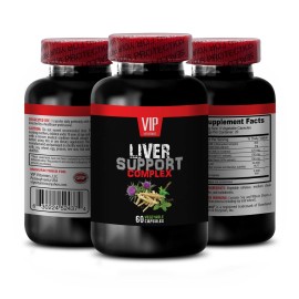 Detoxify LIVER SUPPORT COMPLEX - Liver Renewal Blend - Detox Bilberry 3 Bottle