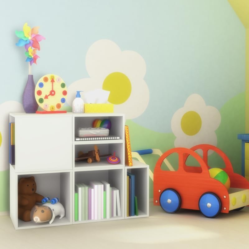 Niche Cubo Wood Stackable Storage Bookcase Shelf Organizer Cube -