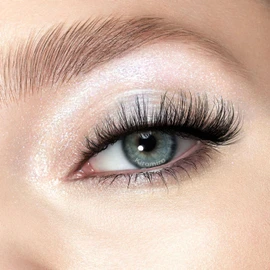 Lashes Natural Look Faux Mink Lashes Fluffy Wispy Eyelashes Short Natural False Lashes Cat Eye 6D Volume Strip Lashes Pack 7 Pairs