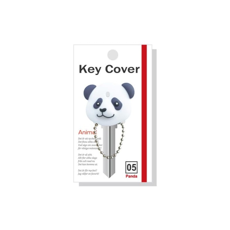 Field Point Animal Face Key Covers - Panda Rubber Keycap