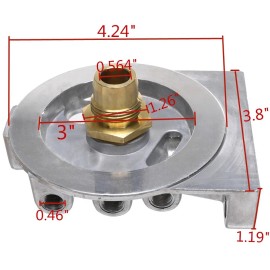 newparts2018 For 83-94 Ford 6.9 6.9L 7.3 7.3L IDI Diesel Fuel Filter Housing Header 9B249