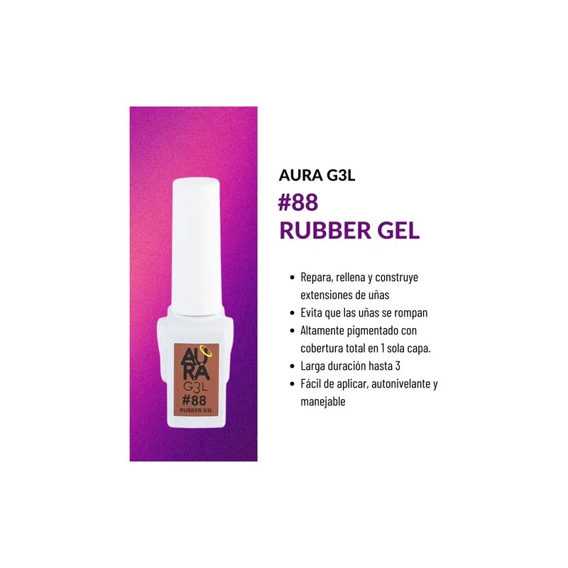 Esmalte Rubber Gel Para Uñas. 6 Colores A Elegir. Acry