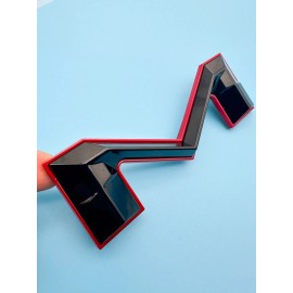 custom emblems Black with Red Base Tailgate letters compatible with TOYOTA TACOMA 24 25