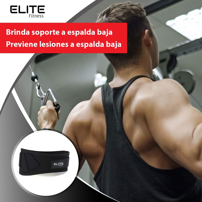 Cinturon para gimnasio, faja para soporte de espalda baja, ideal