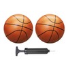 ABAJI Mini Basketballs Red 2 PCS 5" Set with Random