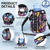 Panmout Magnetic Gym Bag with 27 oz Gym Bottle, Water