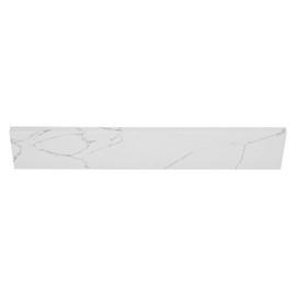 LOCALAND 21 in. W x 4 in. H Engineered Stone Sidesplash for Bathroom Vanity Sink Top in Calaeatta Pearl