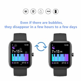 MIHENCE Screen Protector for IDW25 1.83'' Smart Watch, TPU HD Protective Film Compatible for WNH IDW25 1.83'' Fitness Tracker Watch (6PCS), transparent