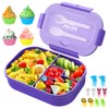 Jelife Lunch Box Kids Bento Box - 1300ml Large Bento-Style