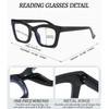 Hubeye Oprah Style Reading Glasses for Women Men Blue Light