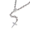 DonDon Men's Rosary Beads - 62 cm Stainless Steel, No