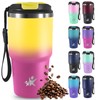 Mujigaga Tazza da Viaggio 0.6 Litri con Isolamento, Bicchiere Termico