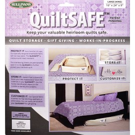 Sullivans 48513 Quiltsafe Storage Bag, 16" x 24" x 9"