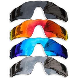 Betterun 4 Pieces Polarized Replacement Lenses for Oakley Radar EV Path XS OJ9001 (Youth Fit) Sunglasses, Anti-Scratch and Impact Resistant