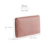Liz Days Business Card Holder, Women's, Genuine Leather, Large Capacity,
