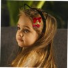 WOONEKY Cute Cherry Hairpin Hair Accessories Soft Velvet Clips Fruit