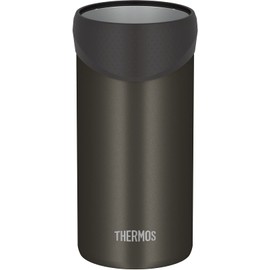 Thermos JDU-500 DBW Insulated Can Holder for 16.9 fl oz (500 ml) Cans, 2-Way Type, Dark Brown