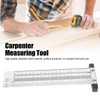 Ultra Precision Marking Ruler Stainless Steel Woodworking Scribing Ruler Gauging