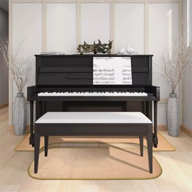 PPGE Soundproof Rug for Piano, Upright Piano Carpet Protector Sound Dampening Non-Slip Carpet Acoustic Pads Sound Proof Floor Mat Soundproofing Blankets Sound-Absorbing Mat 160x70cm(Color:Brown)