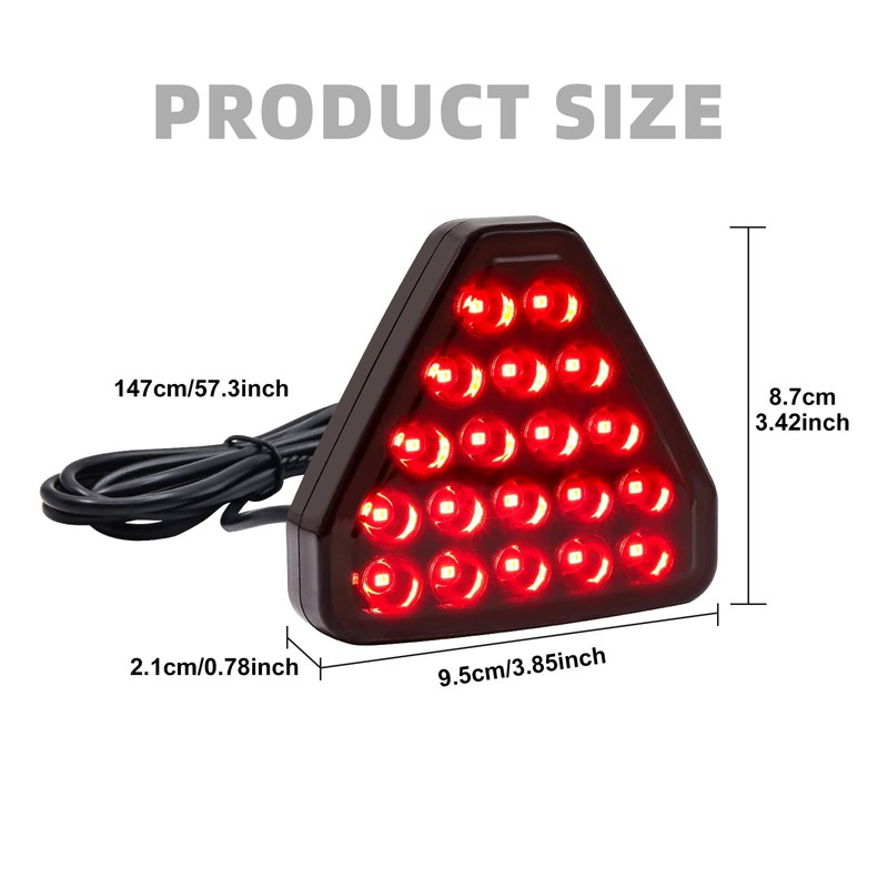 NWpangu Car Rear Light, High Position 3rd Brake Light Universal