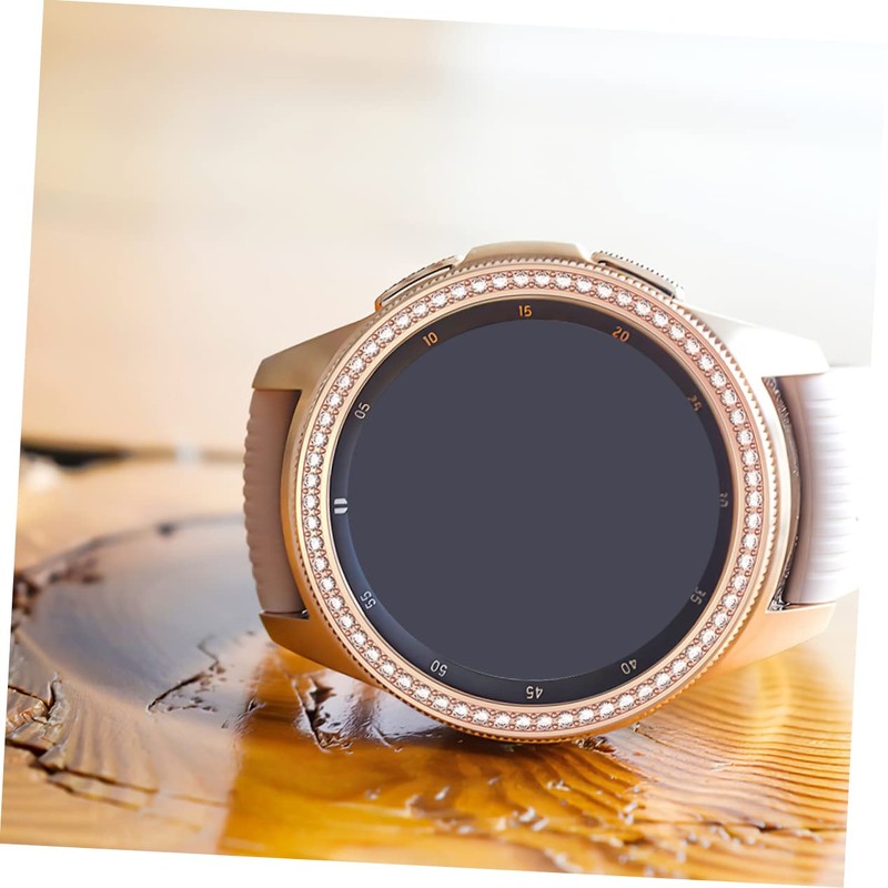 Gatuida 6pcs Metal Bezel for Watch Black Rose Gold Silver