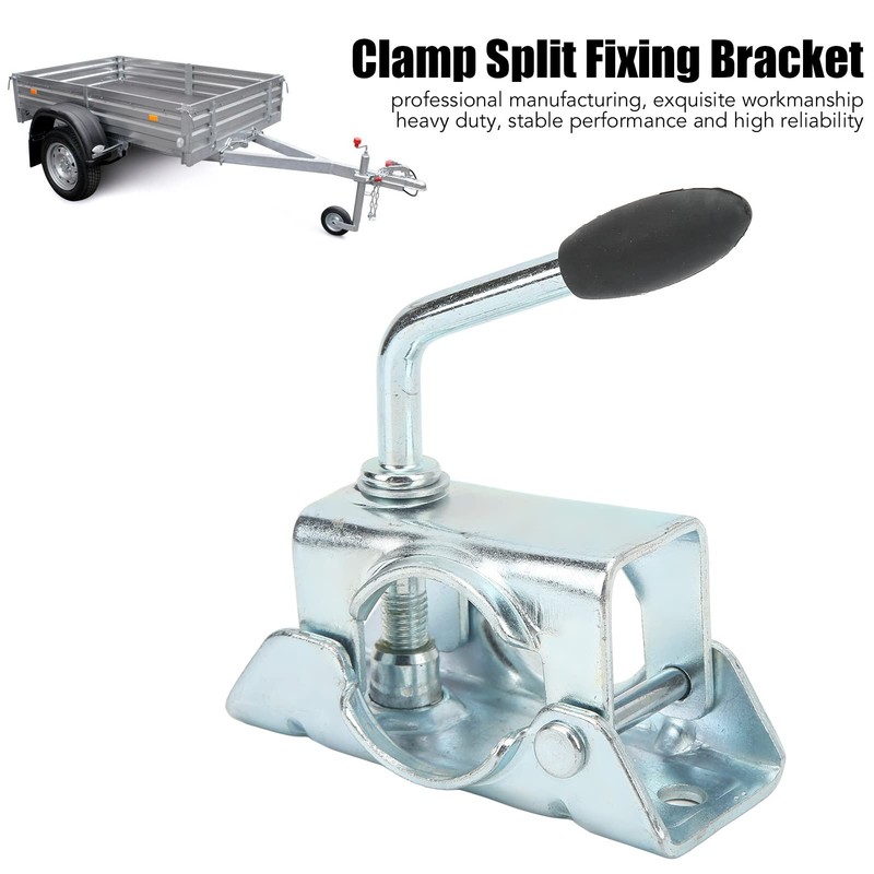 KIMISS Jack Clamp Trailer Pipe Clamp Trailer Jack Wheel Clamp