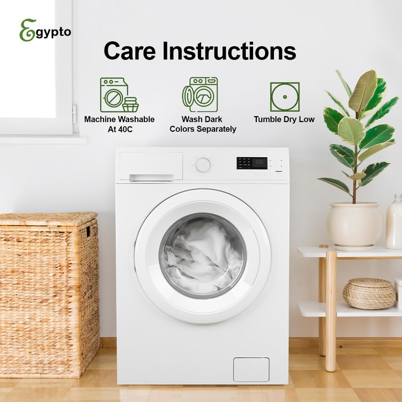 Egypto Easy Care Super King Flat Sheet – Breathable &