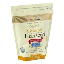 Spectrum Cold Milled Organic Ground Premium Flaxseed, 14 ounce (Pack of 2)