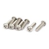 Sourcingmap M6x20mm 304 Stainless Steel Button Head Torx Five-Lobe Tamper
