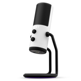 NZXT Capsule - Cardioid USB Microphone - Matte White
