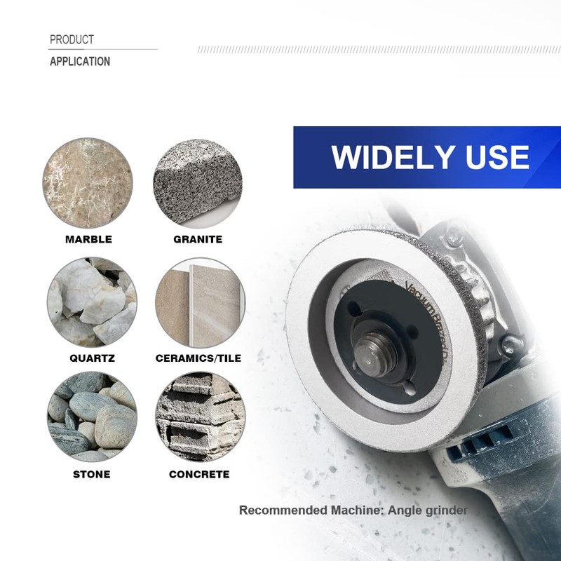 SHDIATOOL 3 Inch Profile Hand Diamond Wheel Height 20mm Half-Round