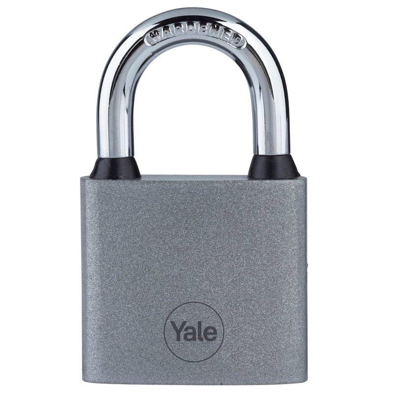 Yale - Y111S/38/121/1 Eisen-Vorhängeschloss 38 mm - Silber - Stahlbügel