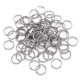 Craftdady 1000Pcs Stainless Steel Open Jump Rings 12mm Round 1.2mm Thick Connector Rings for Jewelry Making