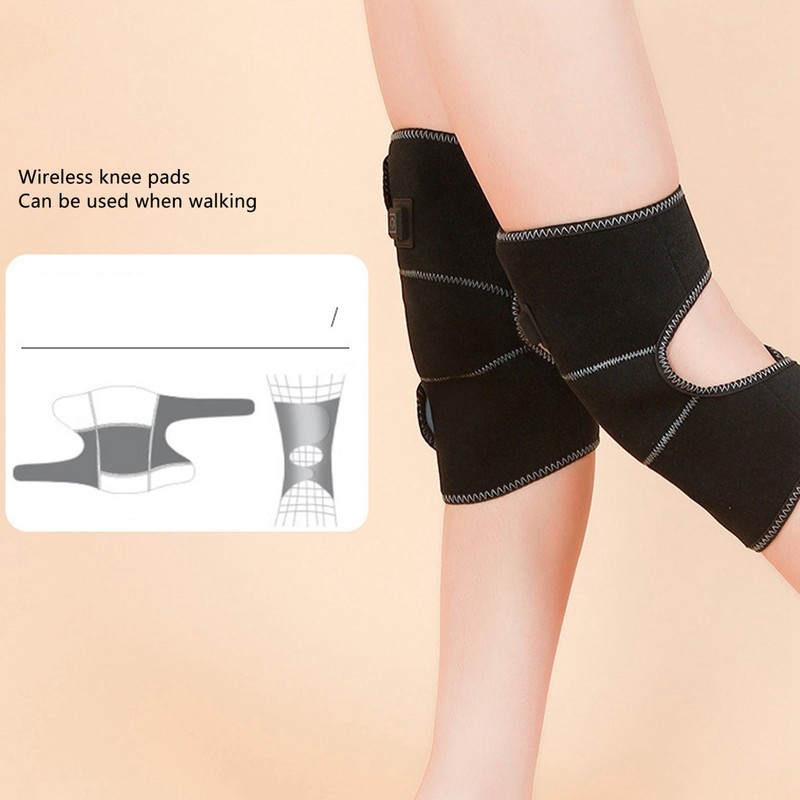 Heated Knee Massager Hot Compression Moxibustion Electric Heating Knee Massager