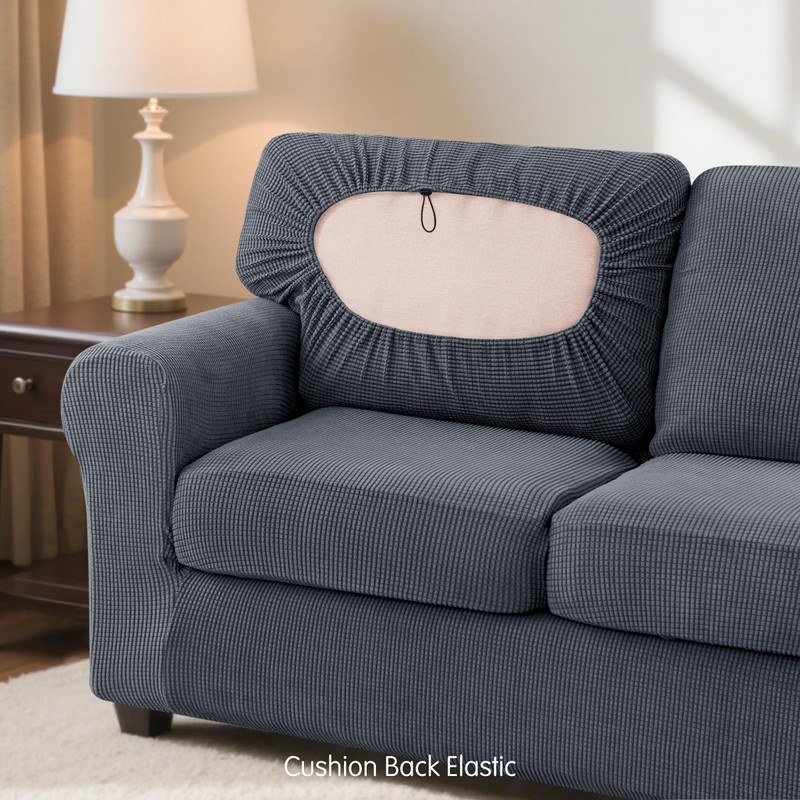 SUBRTEX 3 Pieces Stretch Sofa Slipcover Sets Couch Cover Sets