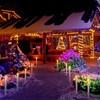 Tujoe 10 Pcs Christmas C7 Pathway Lights Outdoor Candle Lights