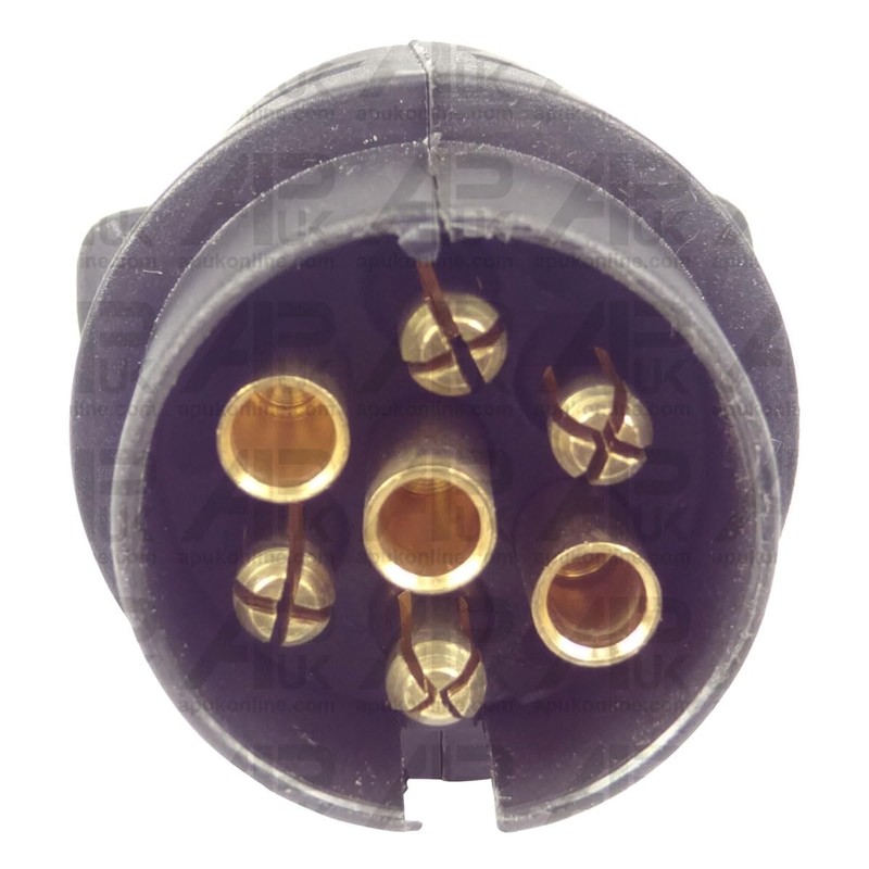 APUK 10x Trailer 7 Pin Plug 12V Male Replacement for