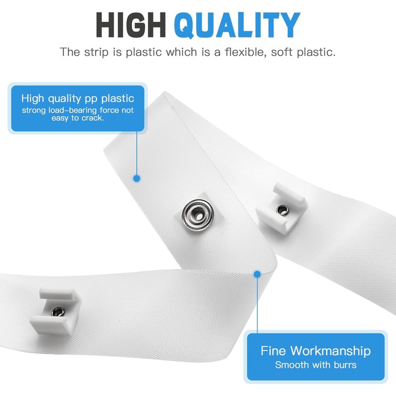 2 Pack RV Clear Glide Tape Set - 1/2 Inch