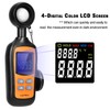 Digital Light Meter,V·Resourcing Handheld Illuminance Meter with Ambient Temperature Measurer,Range