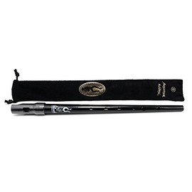 Clarke Sweetone C Traditional Irish Tin Penny Whistle & Soft Black Whistle Pouch (Black)