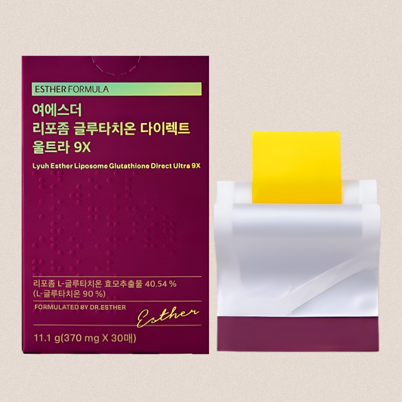 Esther Formula Yeoester Liposome Glutathione Ultra 9X 30 sheets x